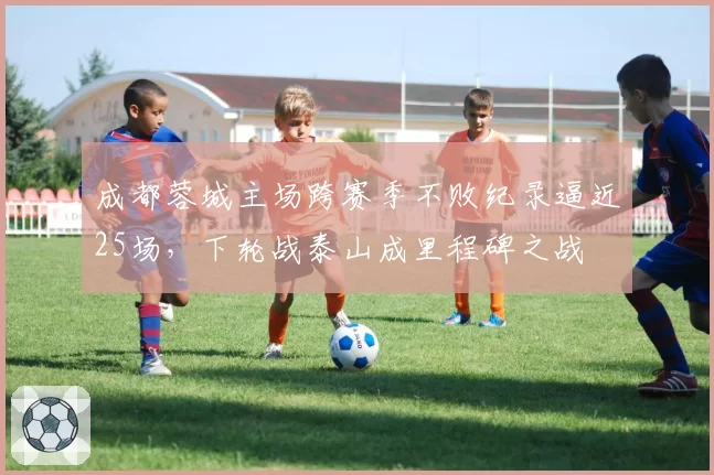成都蓉城主场跨赛季不败纪录逼近25场，下轮战泰山成里程碑之战
